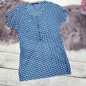 Zara basic polkadot top